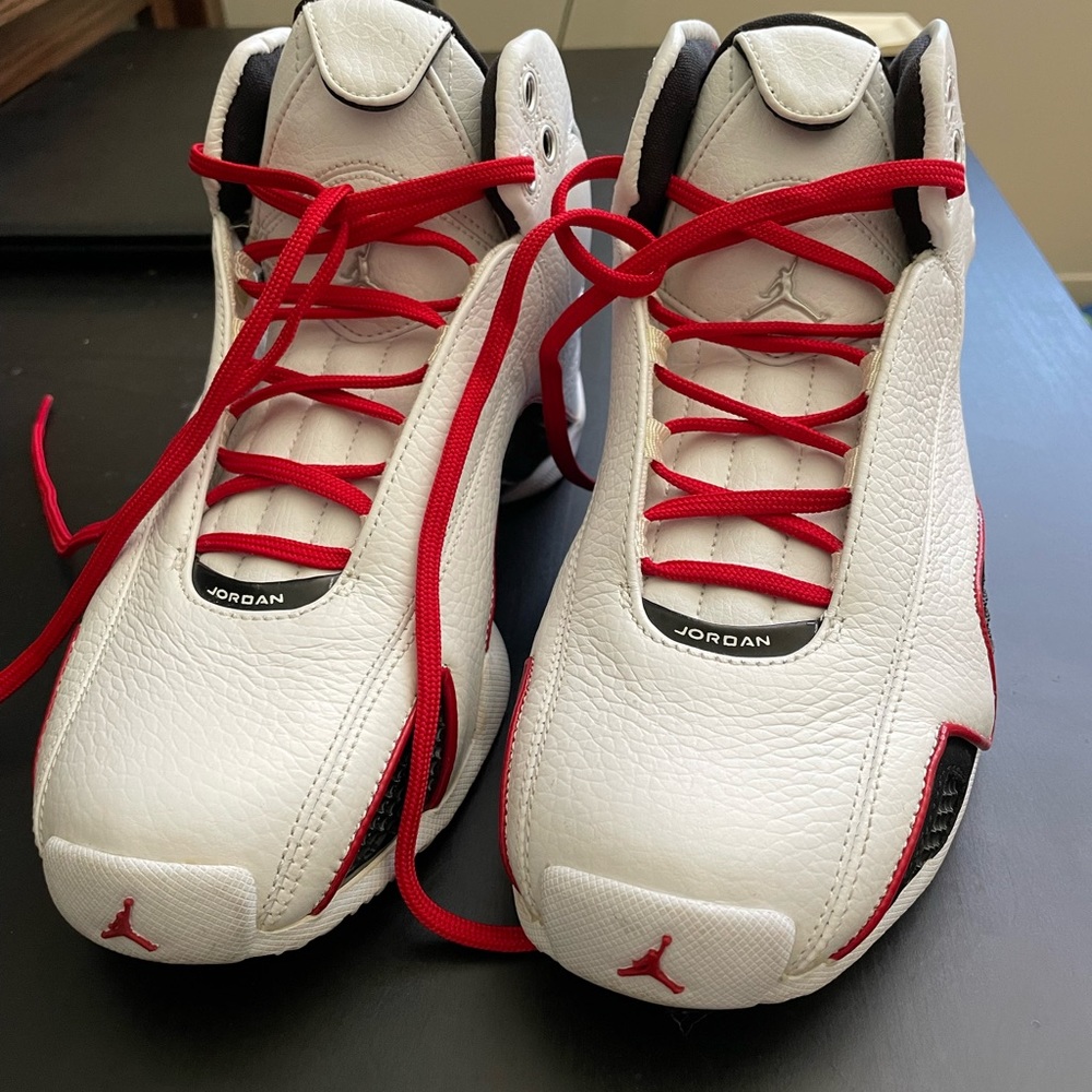 Nike Air Jordan 21 White Varsity Red Metallic Size 5Y